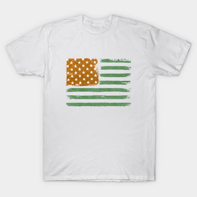 St Patricks Day - Flag L T-Shirt by karutees